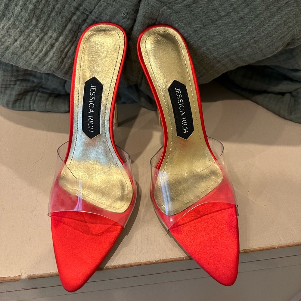 Jessica rich red satin